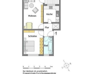 2-Zimmer-Wohnung in Mülheim-Saarn - Foto 2