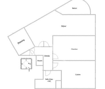 Location Appartement 2 pièces 56m² - Photo 4