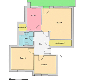 380-52 Pariser Str. 37 in Bonn-Auerberg – 3 Zimmer, 76,30 m² mit WBS – Kaltmiete: 554,95 € - Foto 5