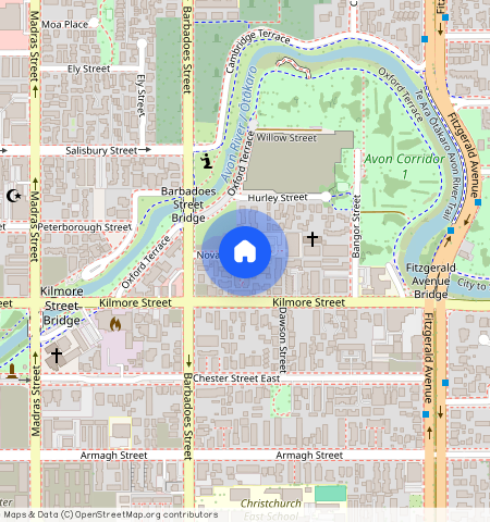 ** Nova Place, Christchurch Central, Christchurch City