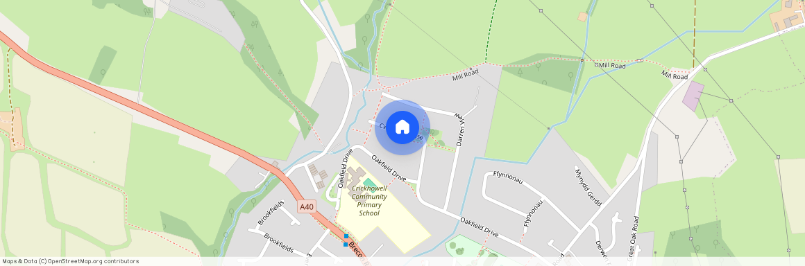 Powys., Cwmbeth Close, Crickhowell