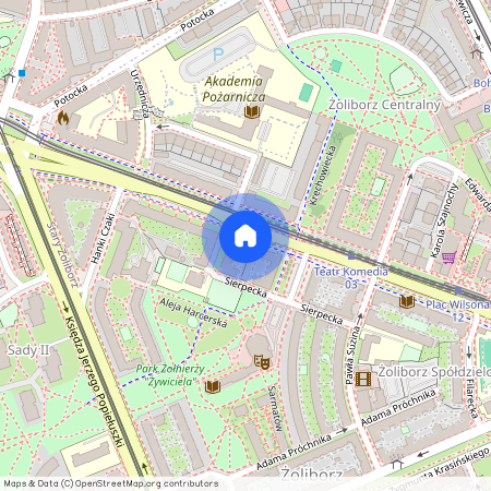 ul. Juliusza Słowackiego, Stary Żoliborz, Żoliborz, Warszawa, mazowieckie