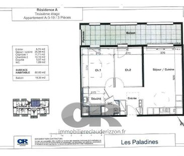 Location Appartement 3 pièces 61m² LONGEVILLE LES METZ 57050 - Photo 3