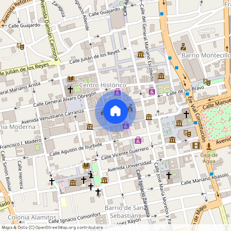 Plaza de Armas, Centro Histórico, San Luis Potosí, Municipio de San Luis Potosí, San Luis Potosí, 78000, México