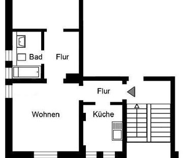 Kernsanierte 2-Zi.-Whg. mit eigenem Garten in traumhafter Lage auf ... - Photo 1