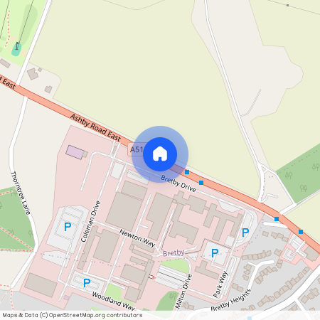 Ashby Road East, Bretby
