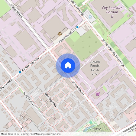 ul. Jeleniogórska, Junikowo, Grunwald, Poznań, wielkopolskie