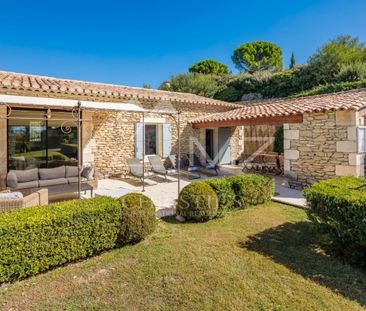 Gordes - Belle maison en pierres avec piscine et climatisation - Photo 5