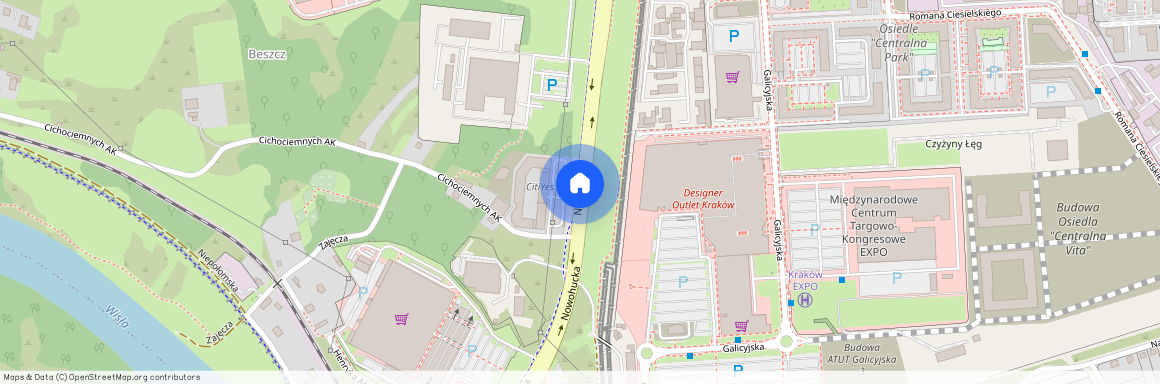 ul. Nowohucka, Łęg, Czyżyny, Kraków, małopolskie