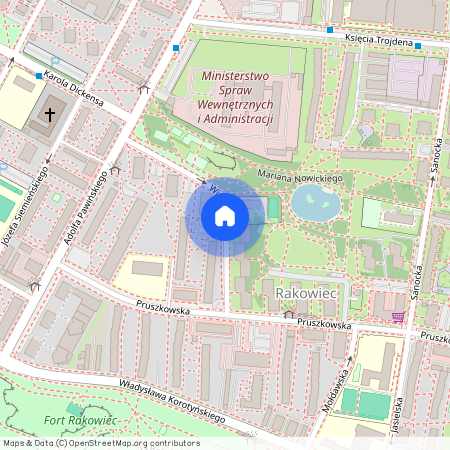 ul. Wiślicka, Rakowiec, Ochota, Warszawa, mazowieckie