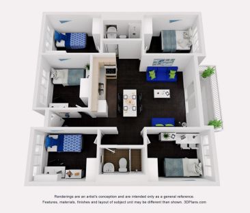 5 Bedroom Apartment north-Double Bed (DBL Occupancy) - Photo 1