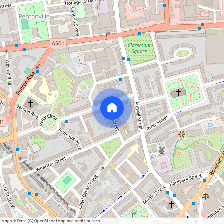 Great Percy Street, Islington, London, WC1X 9QT