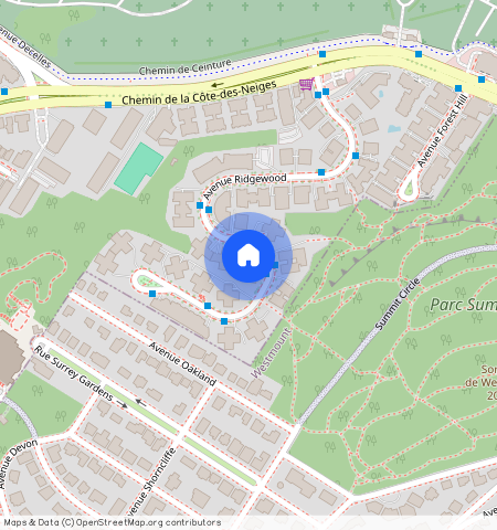 ** avenue Ridgewood, Montreal, Quebec, Canada, H3V 1B4