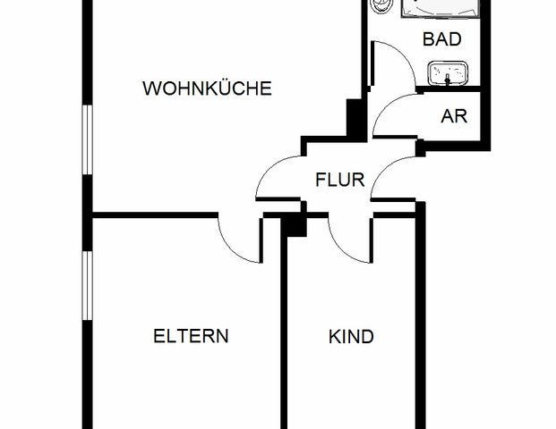 2-Zimmer-Wohnung in GE-Scholven frei! - Photo 1