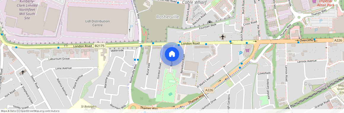 Burnaby Road, Northfleet