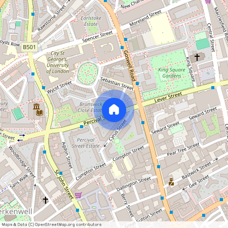 Percival Street, Clerkenwell, London, EC1V