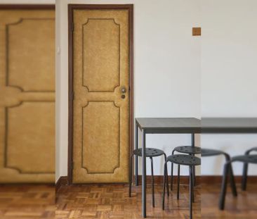 Room in a shared 5-bedroom apartment for rent in Lisbon, bills included. - Foto 1