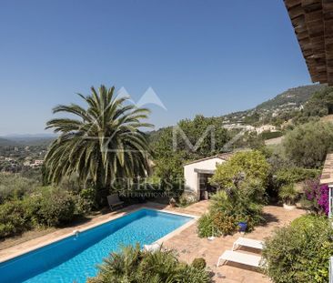 Tourrettes-sur-Loup - Villa provençale avec vue mer - Photo 3