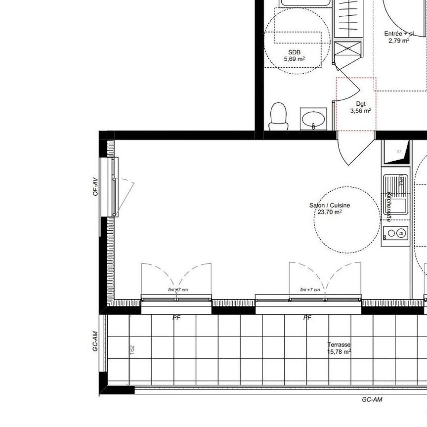 location Appartement T2 DE 48.42m² À ARPAJON - Photo 1