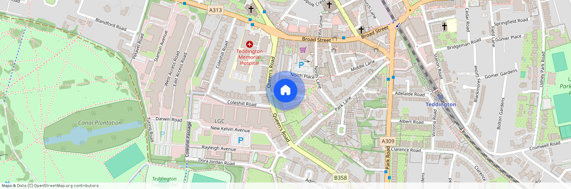 Little Queens Road, Teddington, TW11