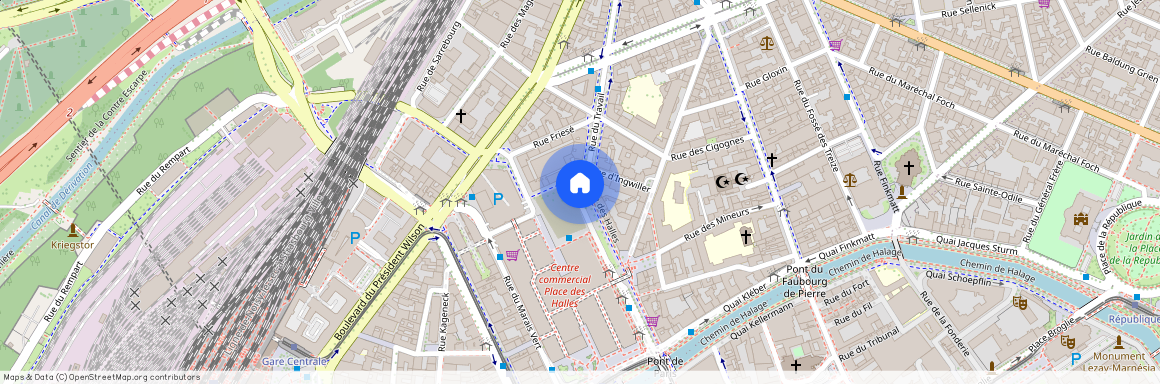 Strasbourg 67000 - Broglie, Place des Halles