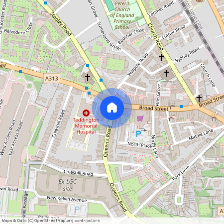 Queens Road, Teddington, TW11, London