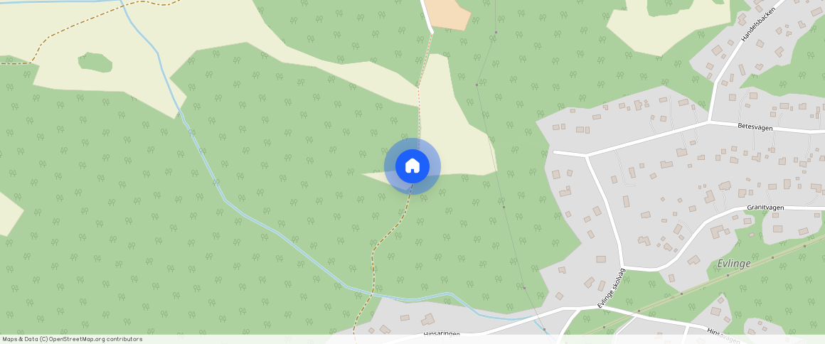Evlingevägen, Värmdö