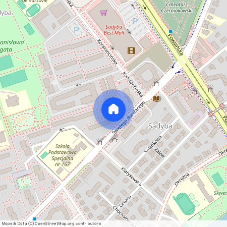 ul. św. Bonifacego, Sadyba, Mokotów, Warszawa, mazowieckie