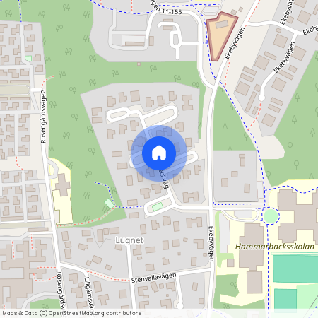 Lugnets väg, Vallentuna