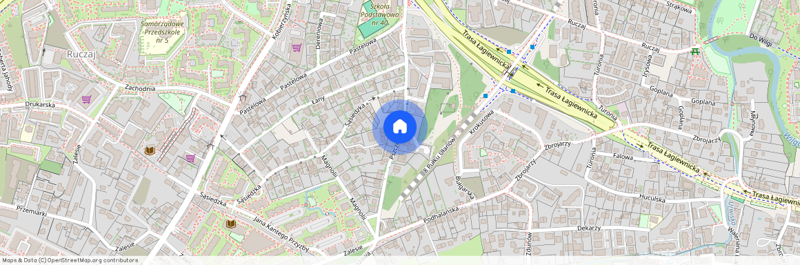 ul. Pszczelna, Ruczaj, Dębniki, Kraków, małopolskie