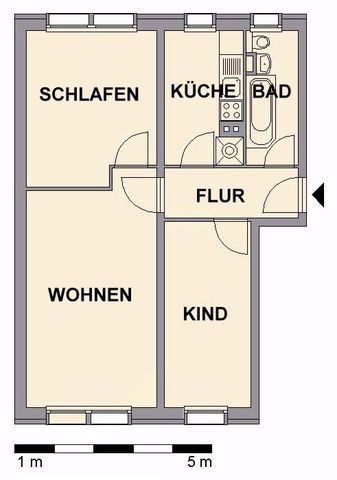 3-Zimmer-Wohnung unweit vom Stadtpark entfernt - Foto 5