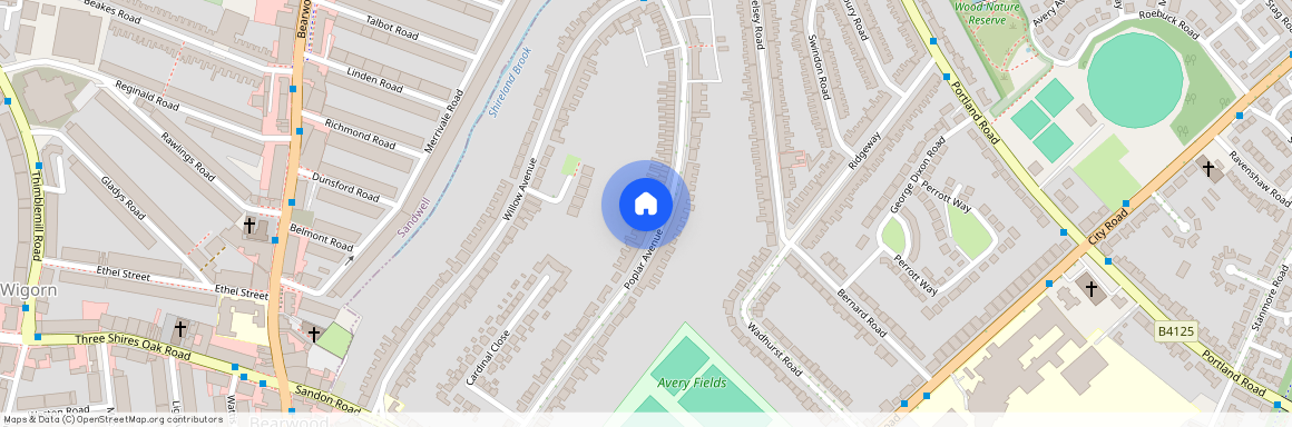 One Bed Rooms To Rent Poplar Avenue, Smethwick, B17 8ER