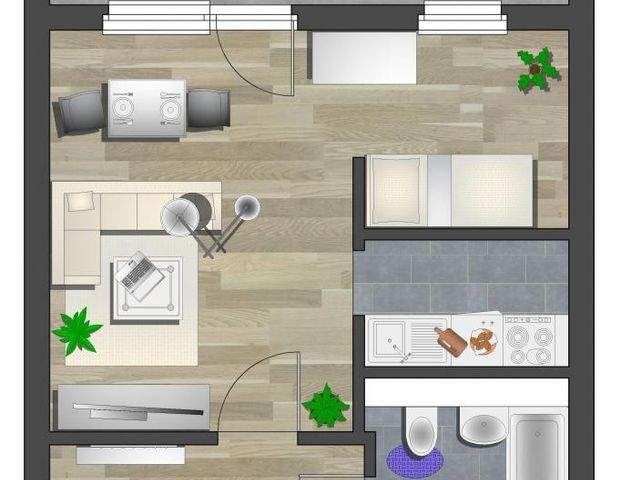 1-Raum-Wohnung - Foto 1