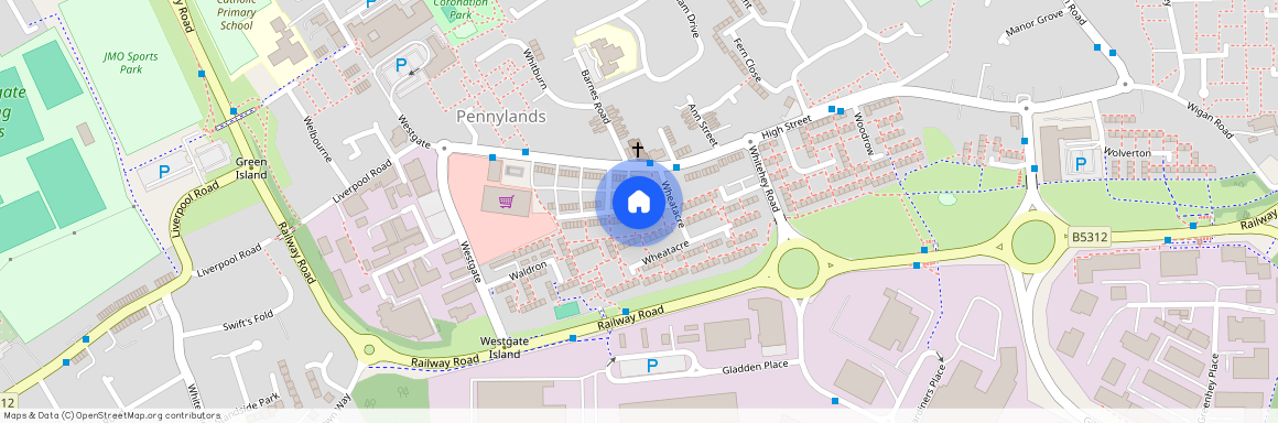 Wallcroft Street, Skelmersdale, Lancashire, WN8