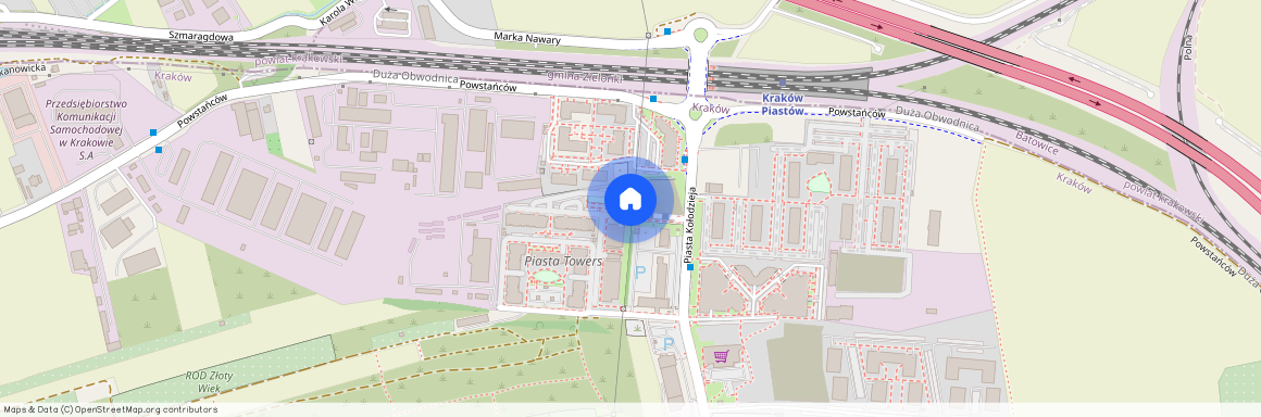 ul. Powstańców, Mistrzejowice, Mistrzejowice, Kraków, małopolskie