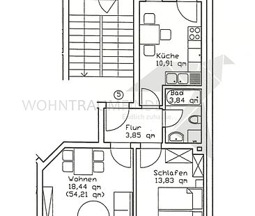 Ruhige 2-Raum-Wohnung in der Zwickauer Nordvorstadt - Photo 1