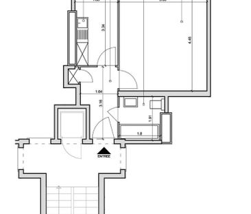 2 Zimmer, 32 m², 4. Stock - Photo 2