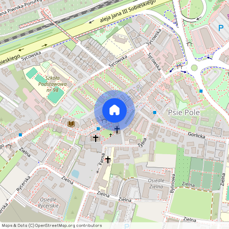 ul. Bolesława Krzywoustego, Psie Pole, Psie Pole, Wrocław, dolnośląskie