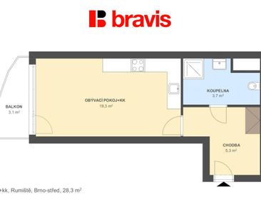 Pronájem bytu 1+kk 30 m2 - Photo 2