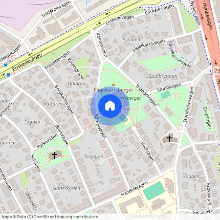 Kolonivägen, Enskede