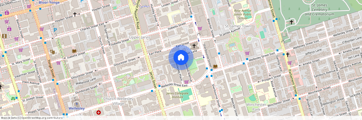 500 Condos and Lofts 150, #302, 150 Homewood Avenue, Upper Jarvis, Toronto