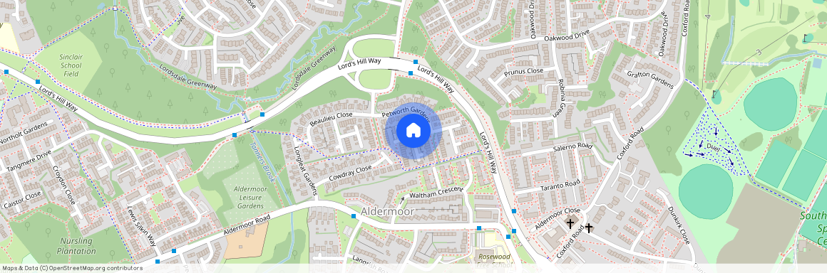 Petworth Gardens, Southampton, Hampshire, SO16