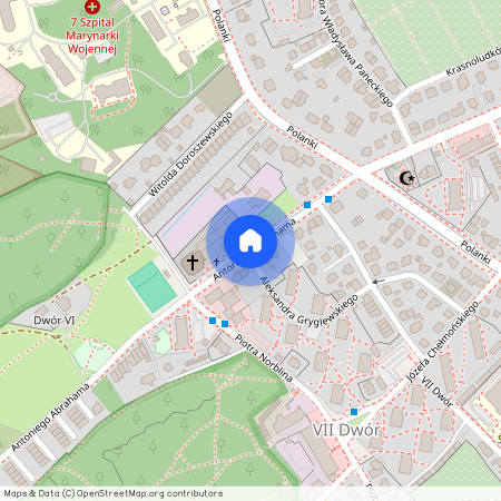 ul. Antoniego Abrahama, VII Dwór, Gdańsk, pomorskie