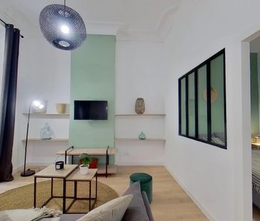 A Louer Marseille 13002 La Joliette T2 Meublé rénové 35m2 - Photo 1