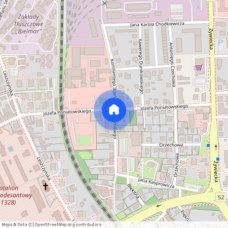 ul. Konstantego Ildefonsa Gałczyńskiego, Osiedle Grunwaldzkie, Bielsko-Biała, śląskie