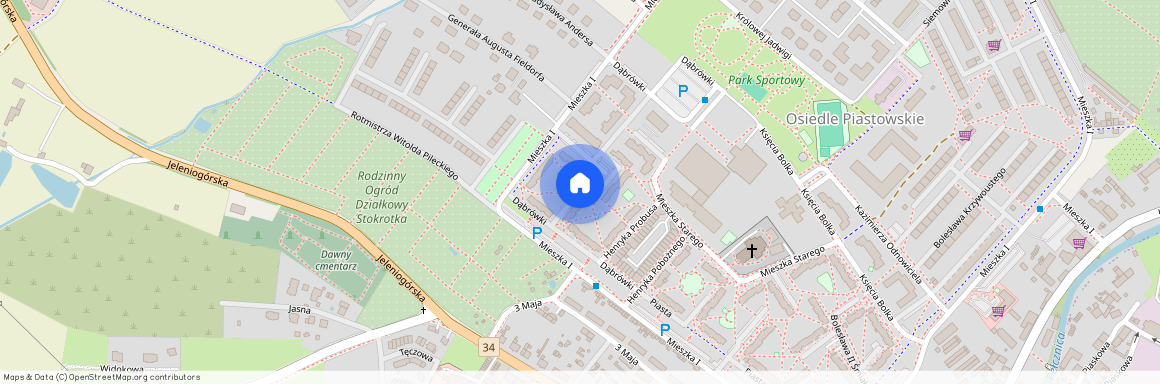 ul. Kazimierza Wielkiego, Świebodzice, świdnicki, dolnośląskie