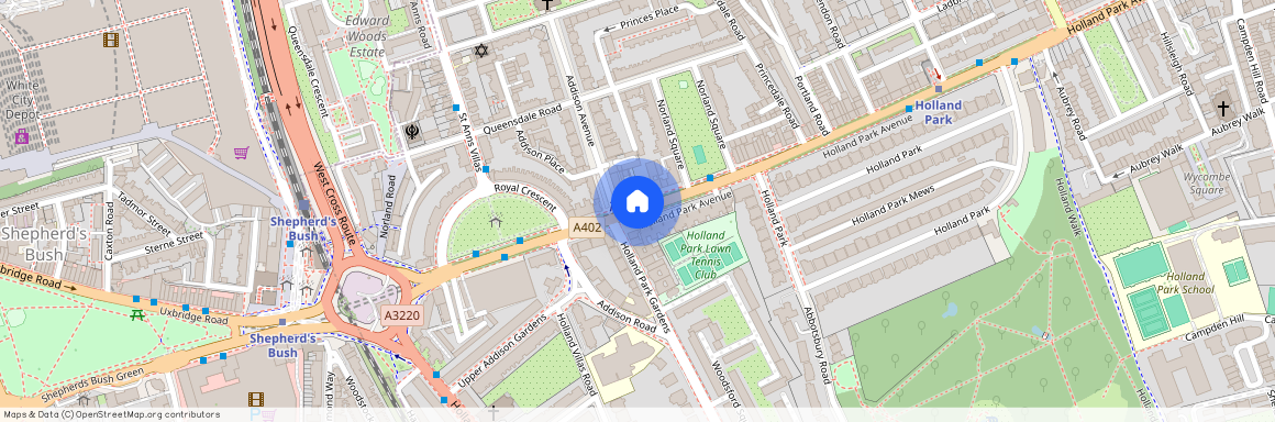 Holland Park Avenue, Notting Hill