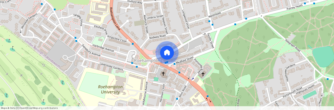 Blacksfords Path, Roehampton, SW15