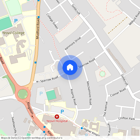 Flat 13, Blackdown House, Sparrow Road, Yeovil, Somerset, BA21 4BT