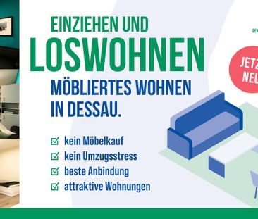 Möblierte 1-Raumwohnung mit Küche - Photo 3